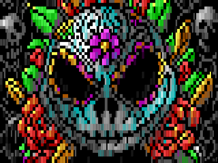 ANSI art render