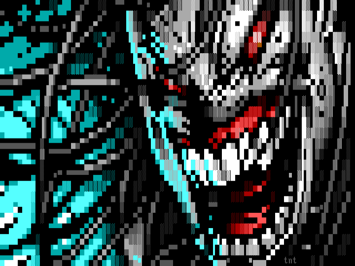 ANSI art render