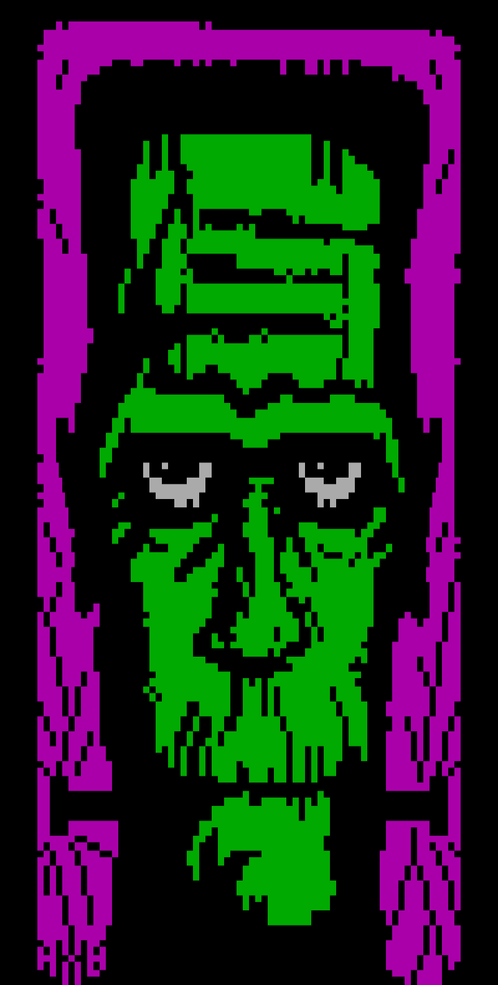 ANSI art render