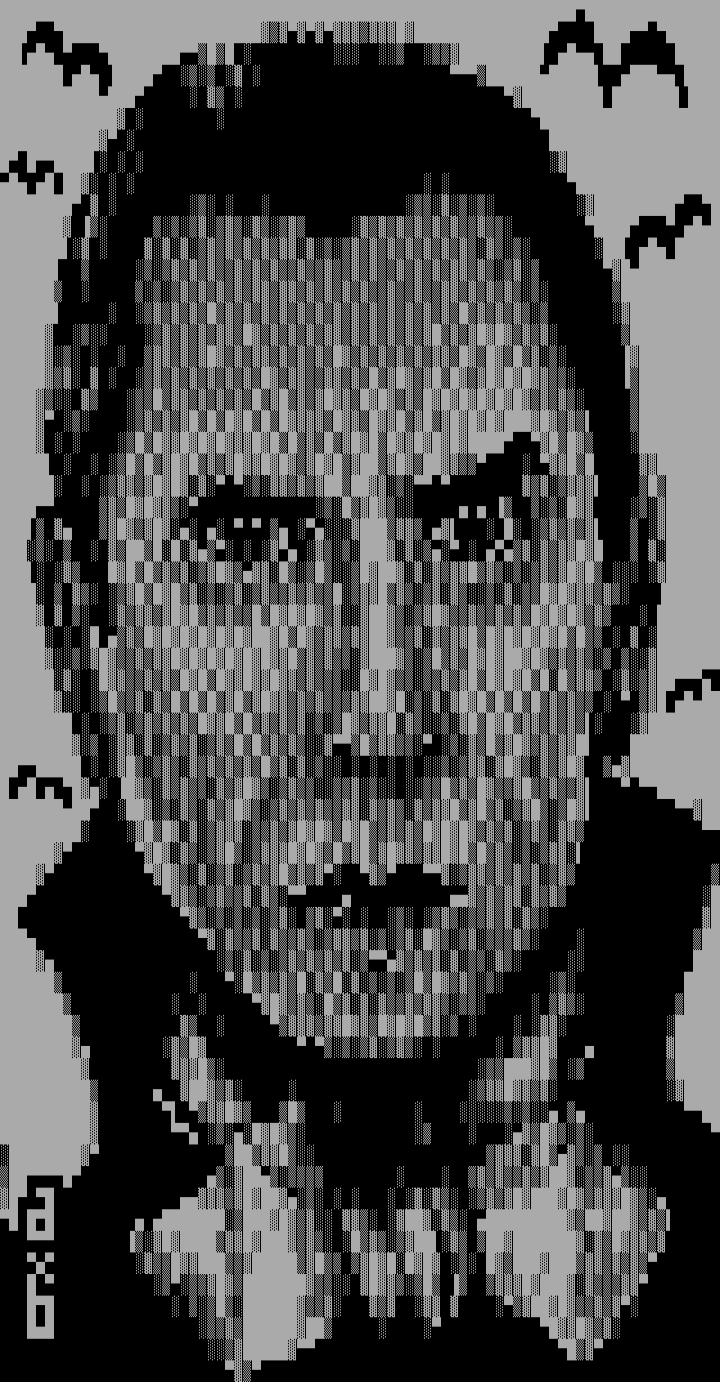 ANSI art render