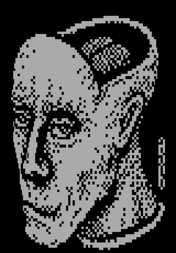 ANSI art render